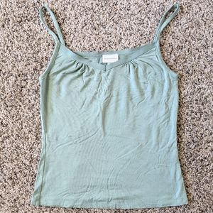 3/$15🍎Sage Green Strappy Top Size S